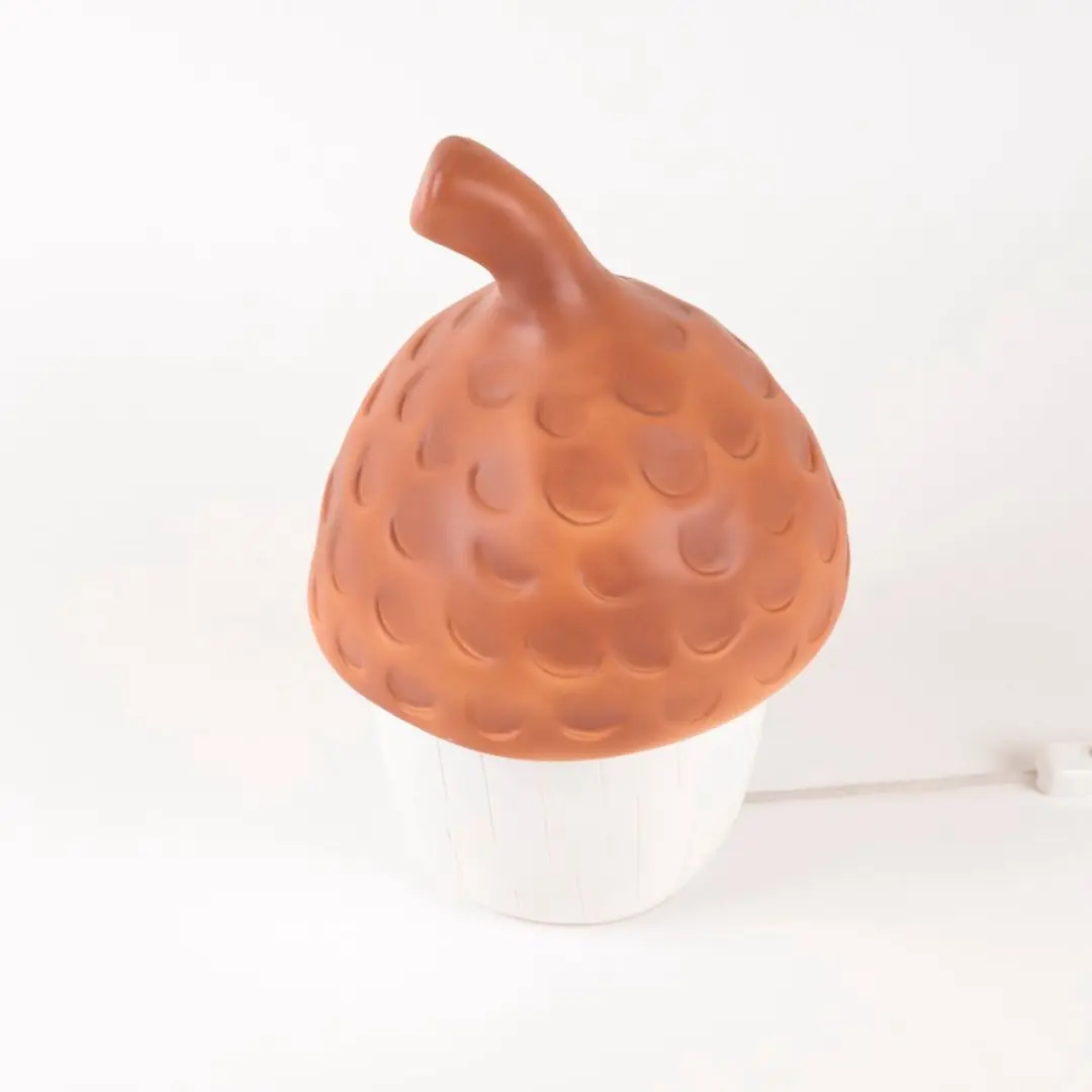 Egmont Toys Eikel Nachtlamp Rood - 20x30cm Koel Wit