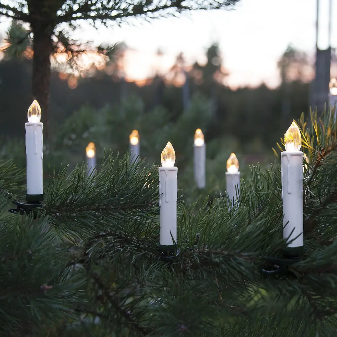 Star Trading John LED-Kerstkaarsen Draadloos - 10 Stuks Wit