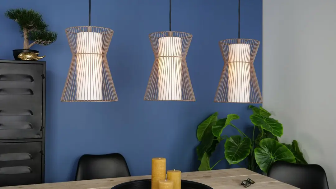 Eglo Maseta Hanglamp E27 - 3 Lichts - Goud/Wit