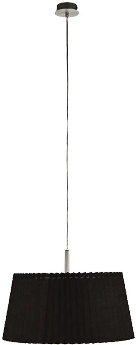 Eglo Hanglamp Zwart Aluminium Kunststof 1x E27 D40xH110cm