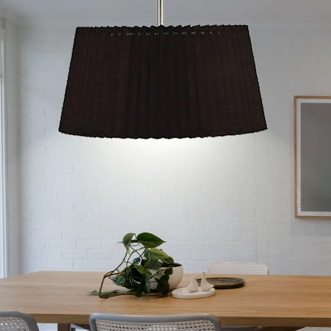 Eglo Hanglamp Zwart Aluminium Kunststof 1x E27 D40xH110cm - afbeelding 3 van 4