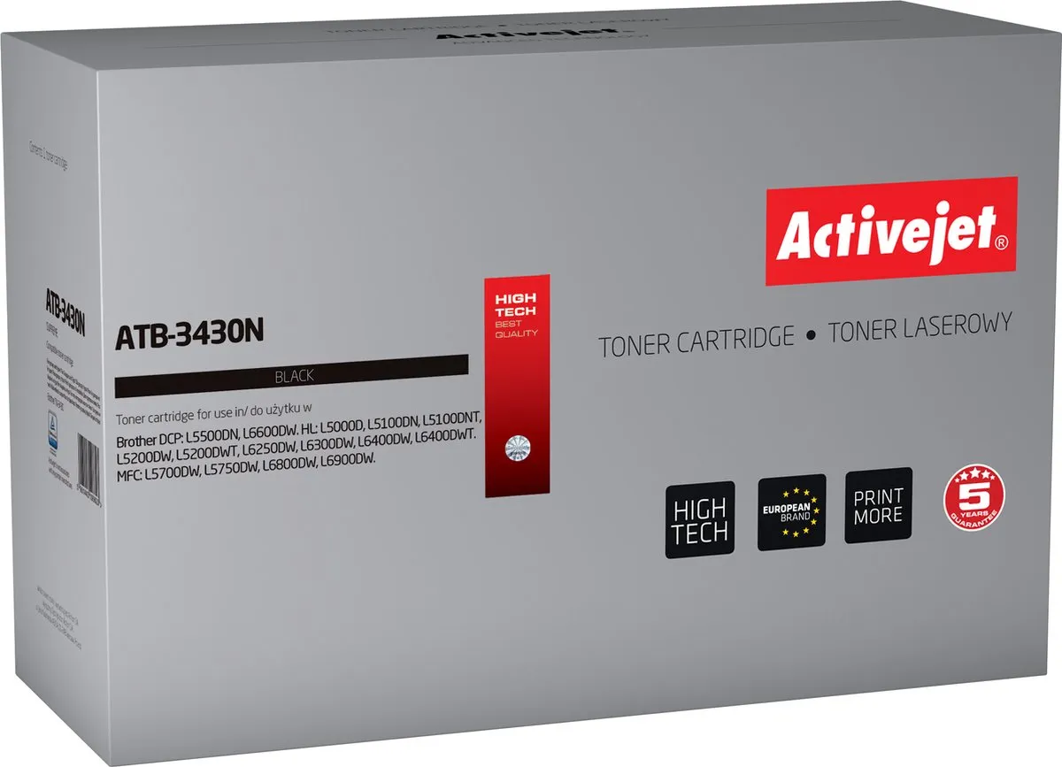 Brother ATB-3512N Tonercartridge - 12.000 Pagina's - Zwart
