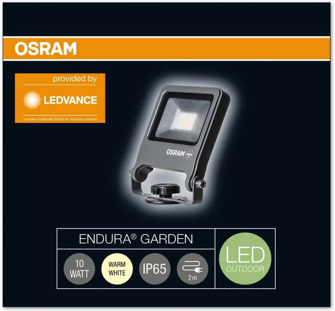 Osram LED Endura Garden Flood Spike Tuinschijnwerper - Grijs