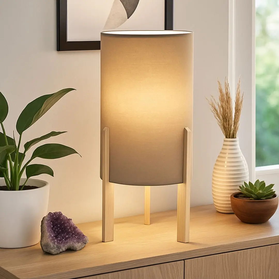Eglo Campodino Tafellamp E27 - Bruin/Taupe - afbeelding 6 van 6