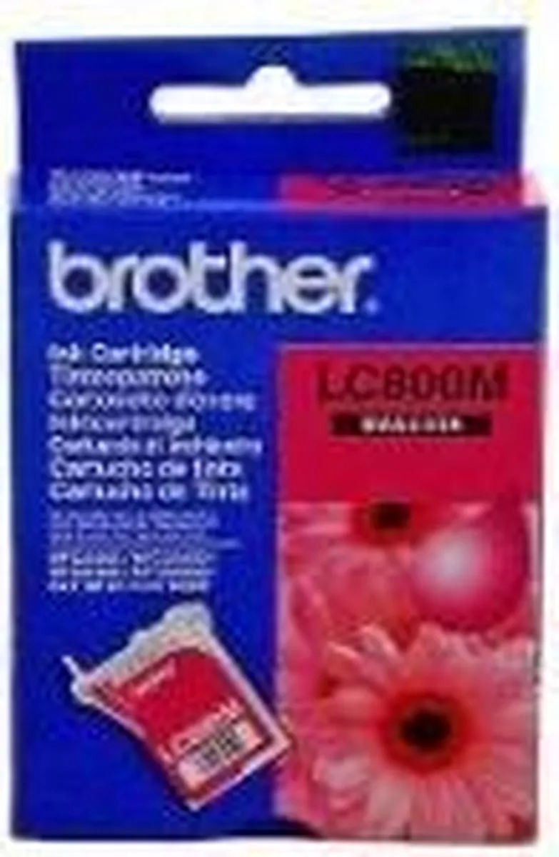 Brother LC-800M Inktcartridge - Rood