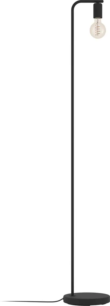 Eglo Cranley 1 Vloerlamp E27 - 148,5 cm - Zwart