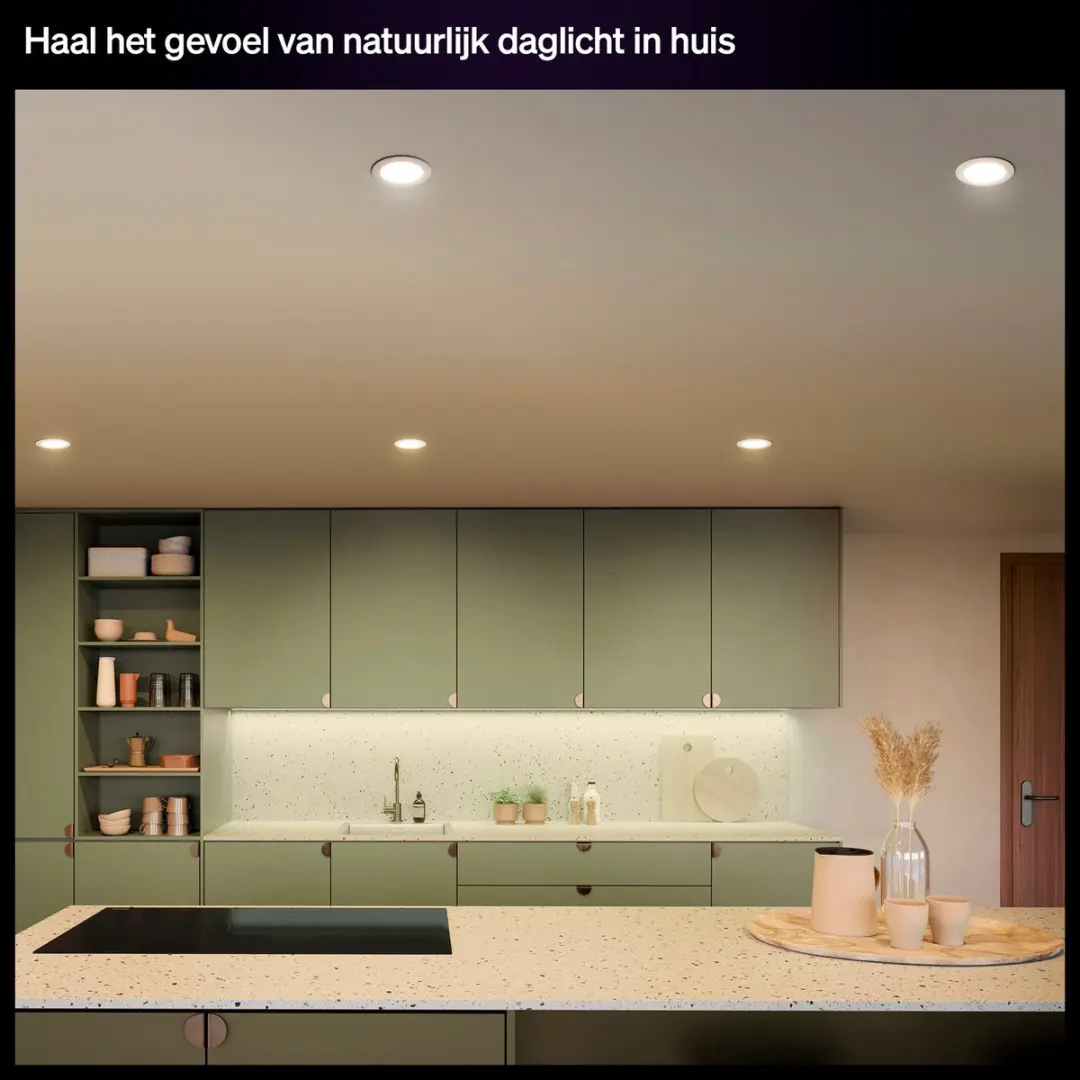 Philips Hue Inbouwspot GU10 RGBW 12W - Wit - IP44