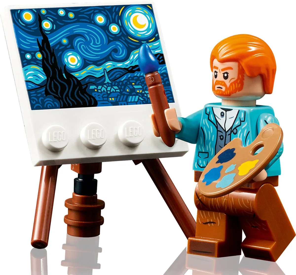 LEGO Ideas Vincent van Gogh De Sterrennacht 21333 - 2316 Stukken - afbeelding 6 van 6