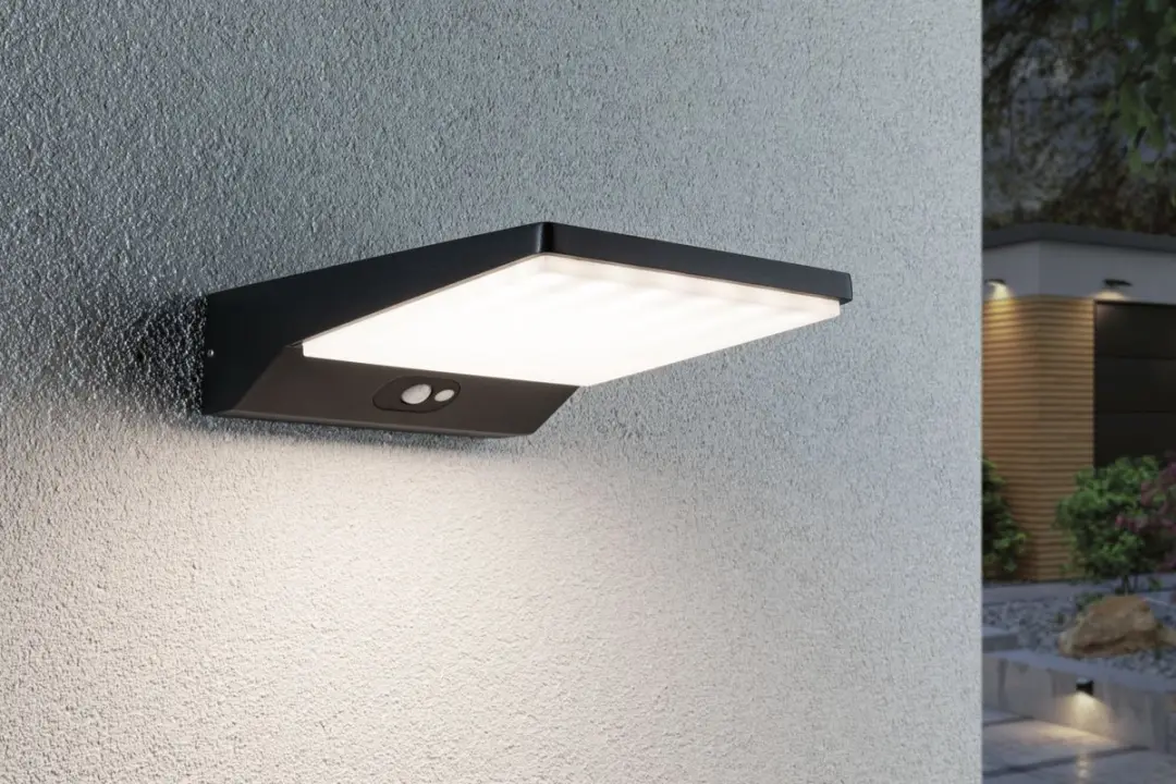 Paulmann Ronea LED Wandarmatuur Buiten - 10,5W 680lm 3000K - Donkergrijs