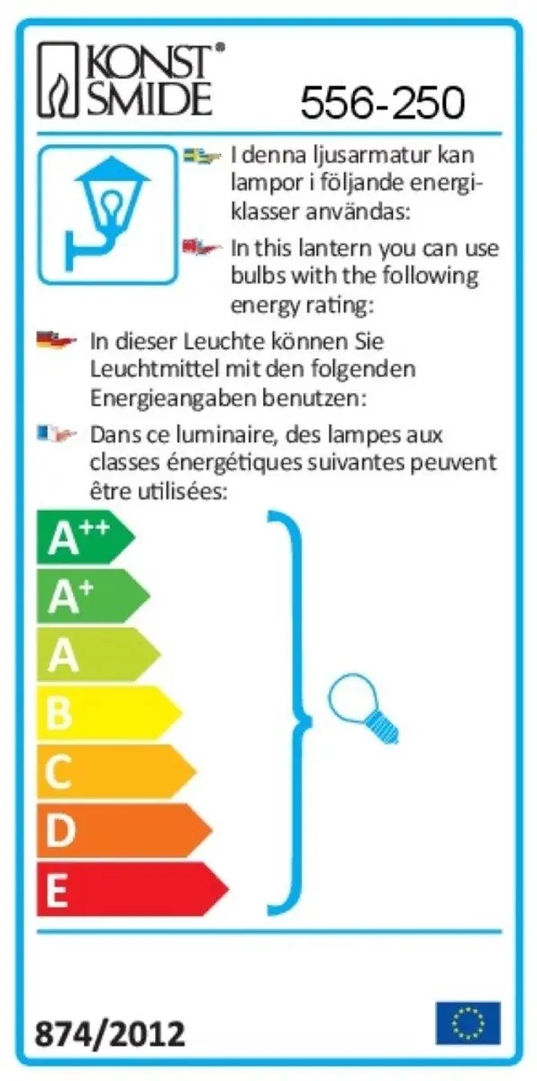 Konstsmide 556-250 wandverlichting