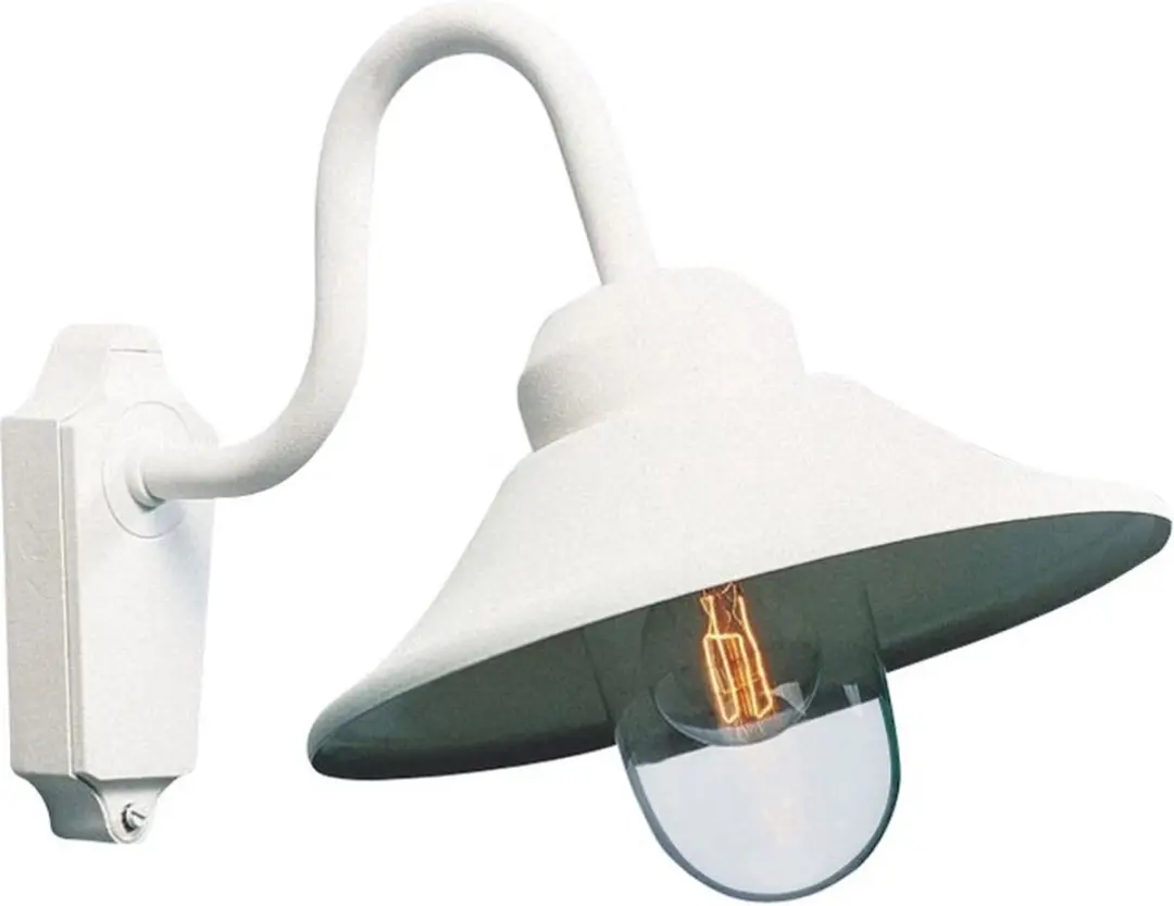 Konstsmide Vega 556-250 Buitenwandlamp E27 - Wit - afbeelding 6 van 6