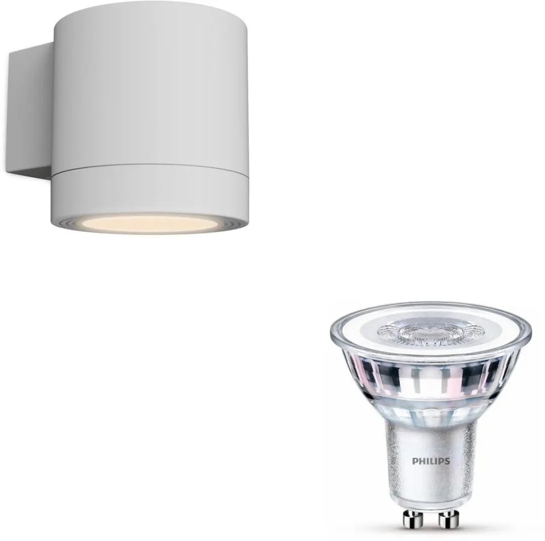 Philips Fylx Wandlamp Buiten Down GU10 Warmwit