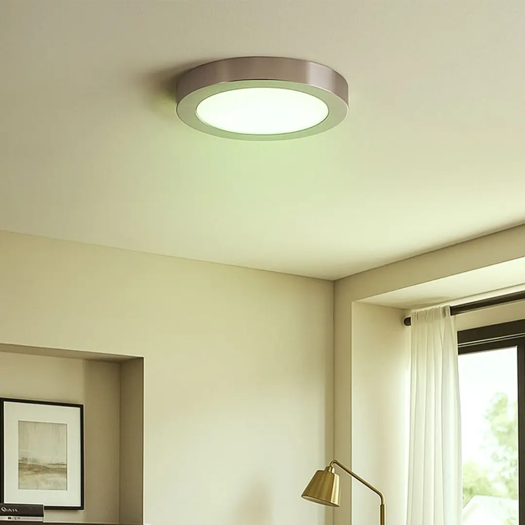 Eglo 78767 RGB LED Plafondlamp - 6W - Zilver - afbeelding 2 van 6