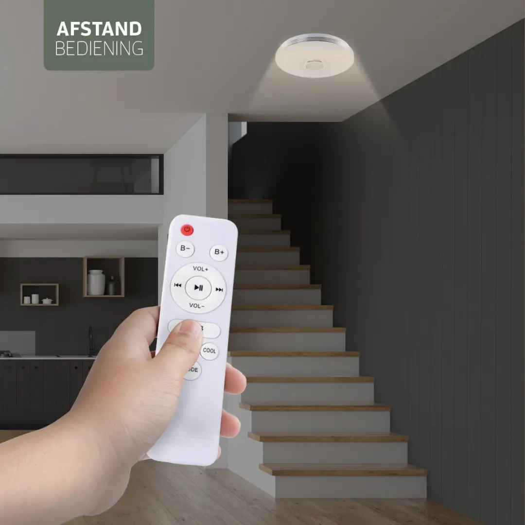 Varin Smart Plafondlamp met Bluetooth-Speaker Ø33cm - afbeelding 6 van 6