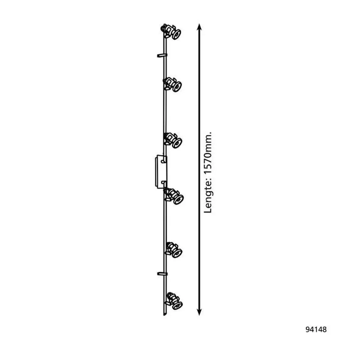 Eglo Tukon 3 Spot 6 Leds - 3000K - Nikkel Mat