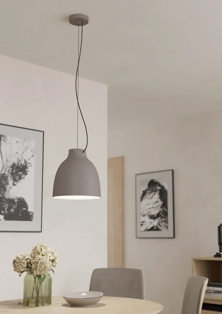 Eglo Camasca Hanglamp E27 - Ø28cm Taupe