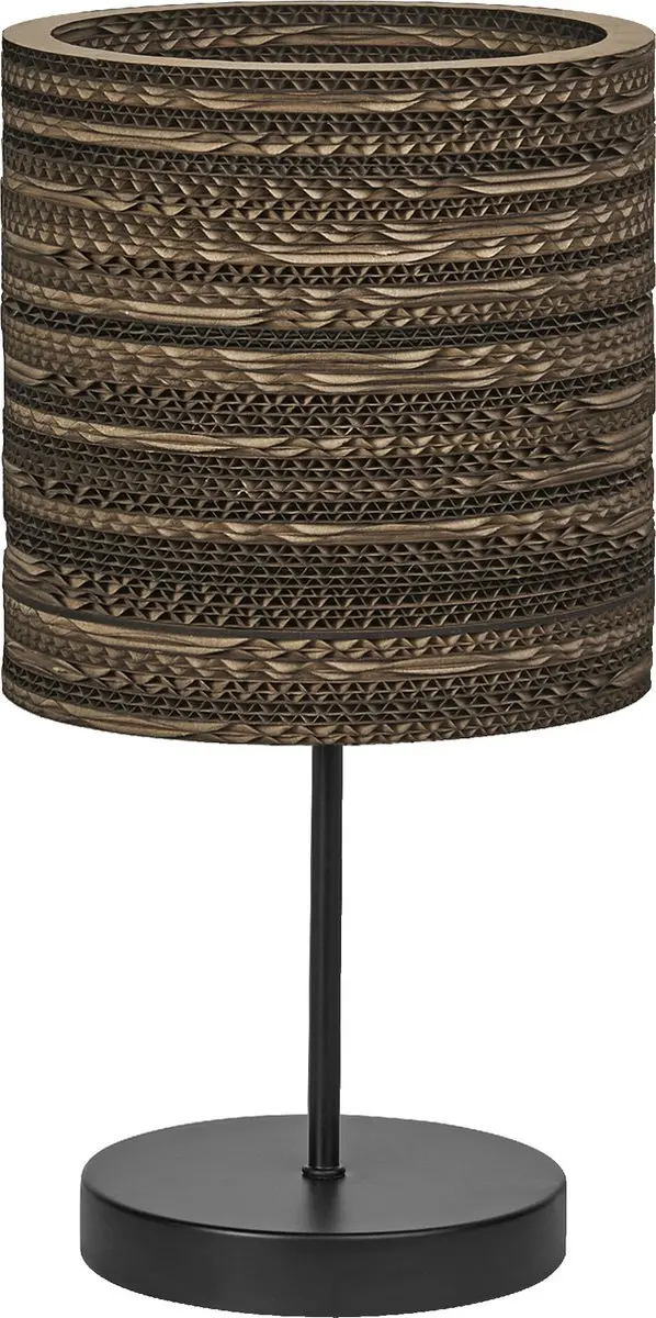 LEDVANCE Decor Karton Cilinder Tafellamp - Bruin - 200mm