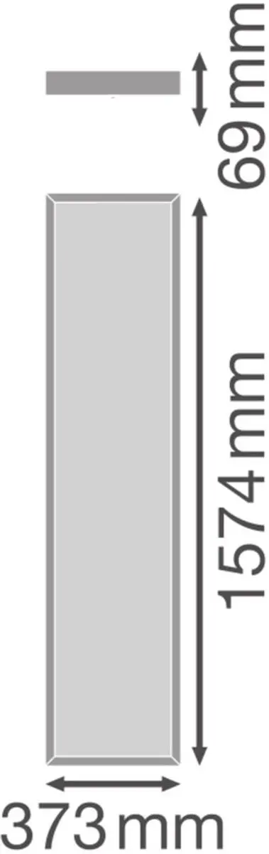 LEDVANCE LED Paneel Surface 1574 48W - 6240lm 150x30cm