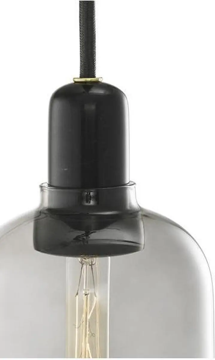 Normann Copenhagen Amp L Hanglamp - 25W - Grijs/Zwart