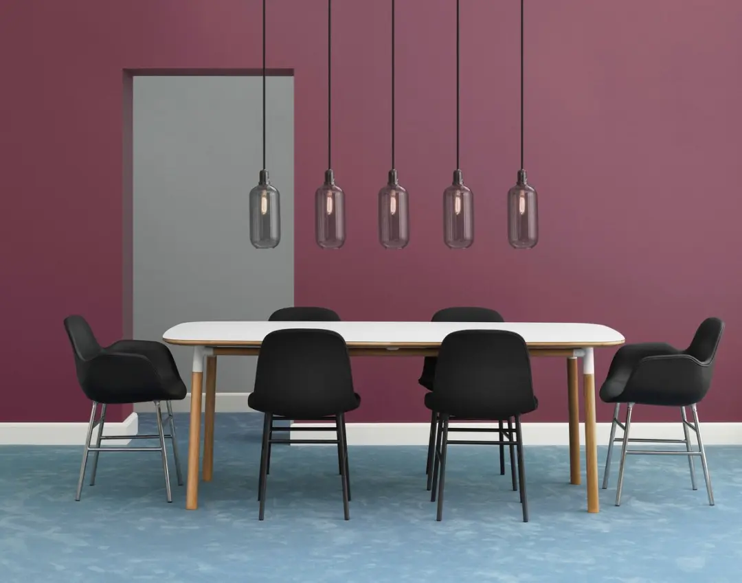 Normann Copenhagen Amp L Hanglamp - 25W - Grijs/Zwart