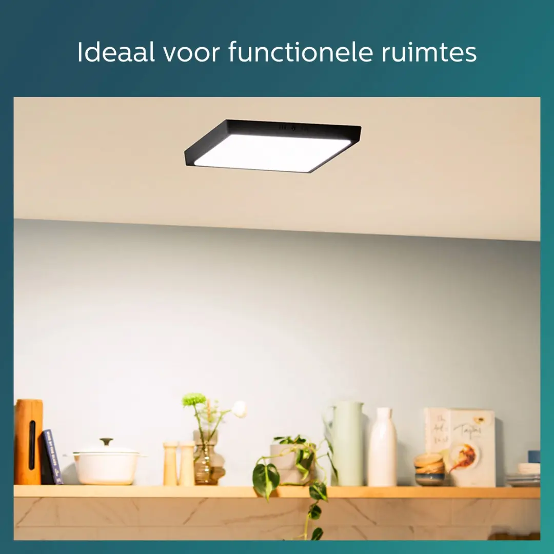 Philips Magneos Plafondlamp - Zwart - 2700K