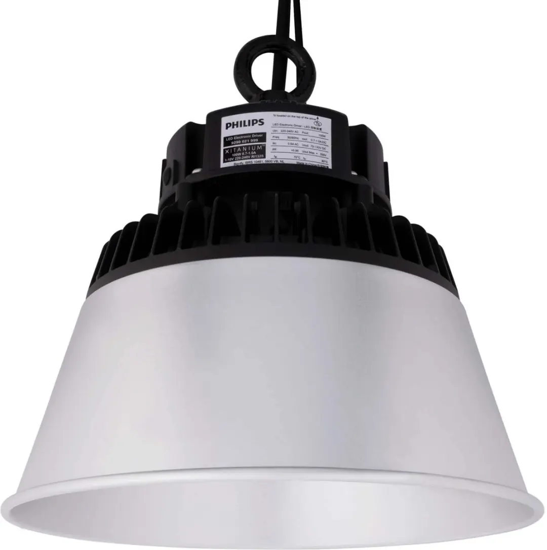 LEDVION LED High Bay Reflector 85W 175lm/W - 6500K Zwart