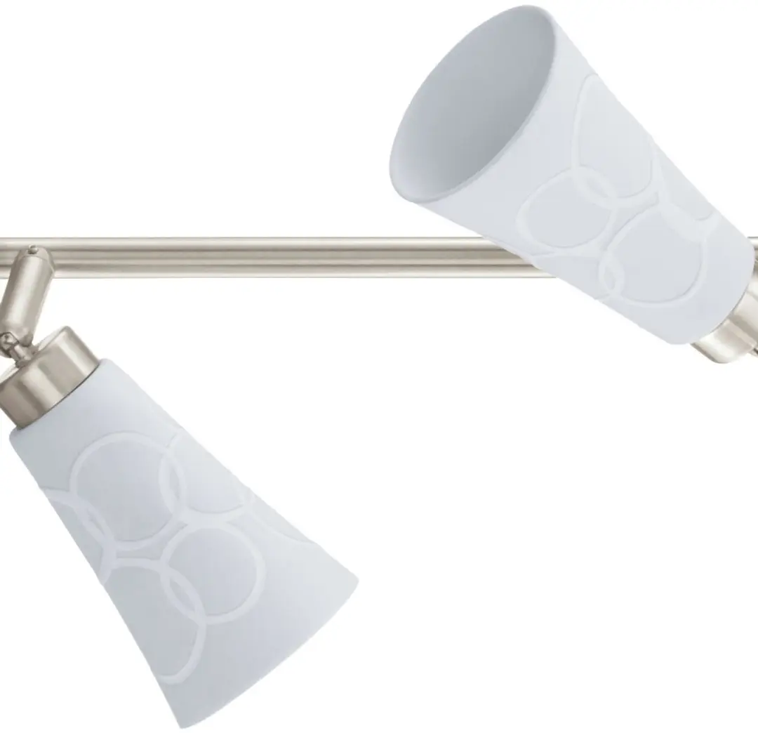 Eglo Plafondlamp 4xG9 Spot Strip 78x7cm - Staal/Nikkel Mat Wit