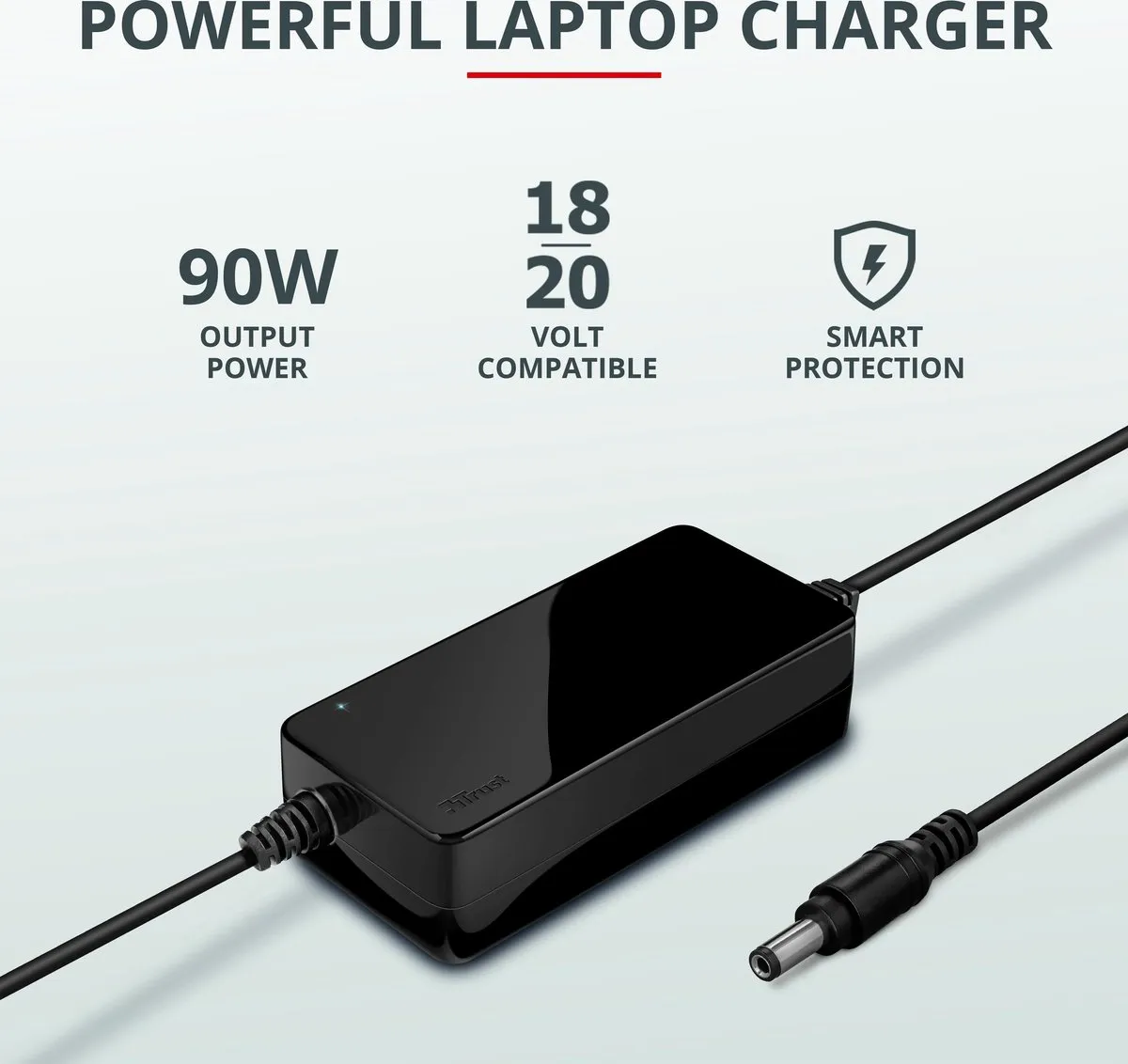 Trust Nexo 90W Laptop Adapter 23323 - Asus 5.5mm - Zwart