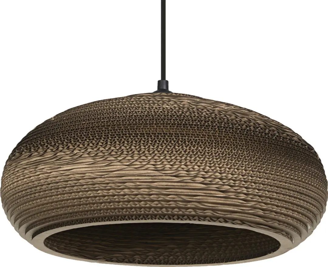 LEDVANCE Decor Cardboard Drop Hanglamp - E27 - Ø400mm - Bruin