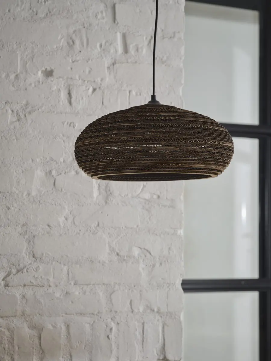 LEDVANCE Decor Cardboard Drop Hanglamp - E27 - Ø400mm - Bruin