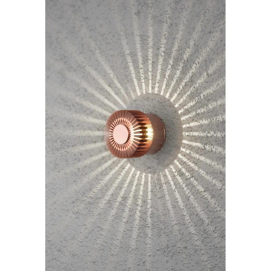 Konstsmide Monza Wandlamp Buiten LED 3W - Rood koper