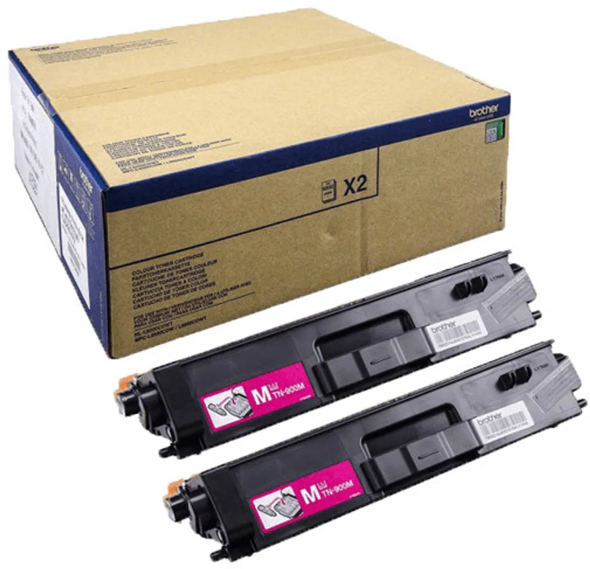 Brother TN-900MTWIN Toner Magenta