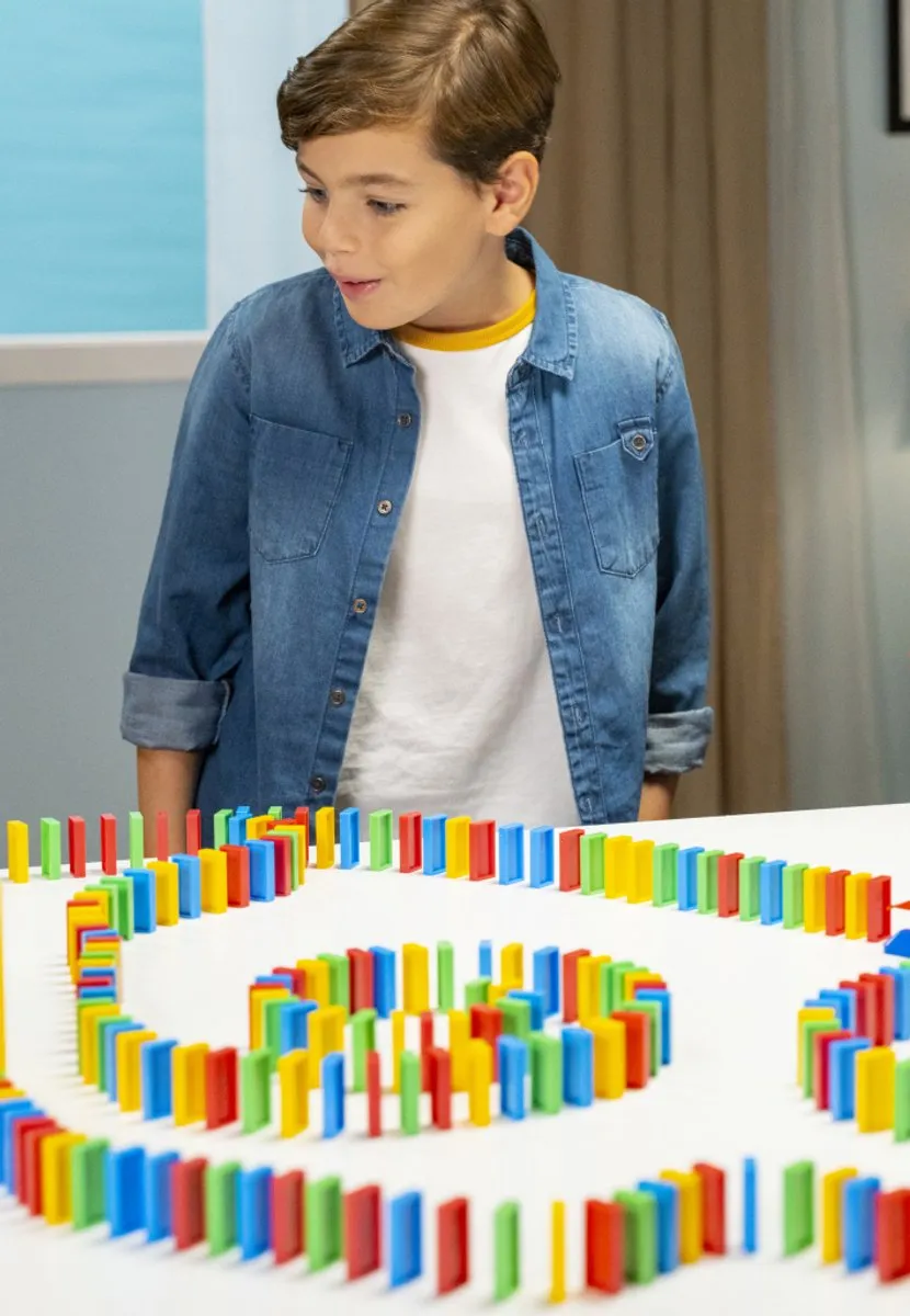 Goliath Domino Express Crazy Race Dominopakket - 169 Stukken - Multicolor