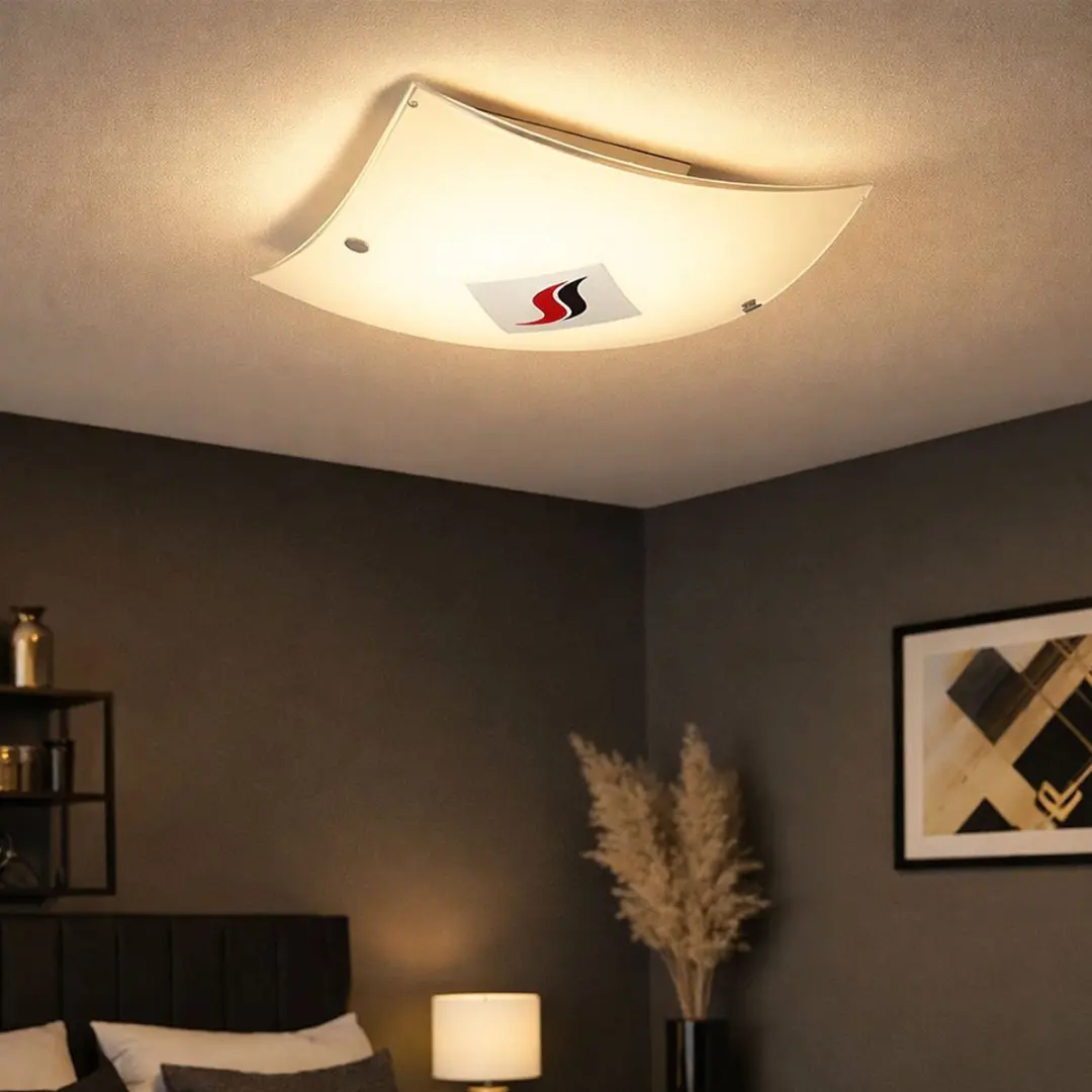 Eglo 32173 Plafondlamp Glas - Wit - Zonder lichtbron - afbeelding 3 van 5