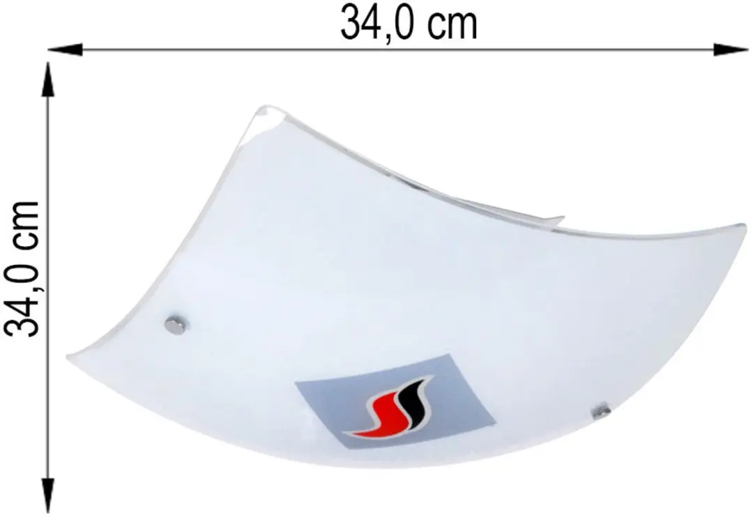 Eglo 32173 Plafondlamp Glas - Wit - Zonder lichtbron - afbeelding 2 van 5