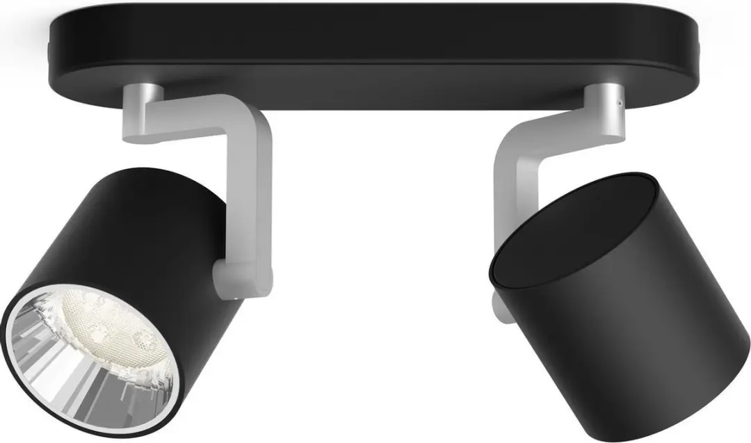 Philips Byrl Opbouwspot LED SceneSwitch 2x4,3W - 430 Lm - Zwart