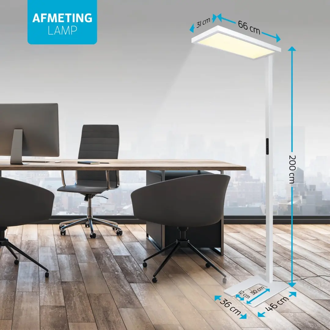 Varin LED Bureaulamp 110W - 10500 Lumen - Wit
