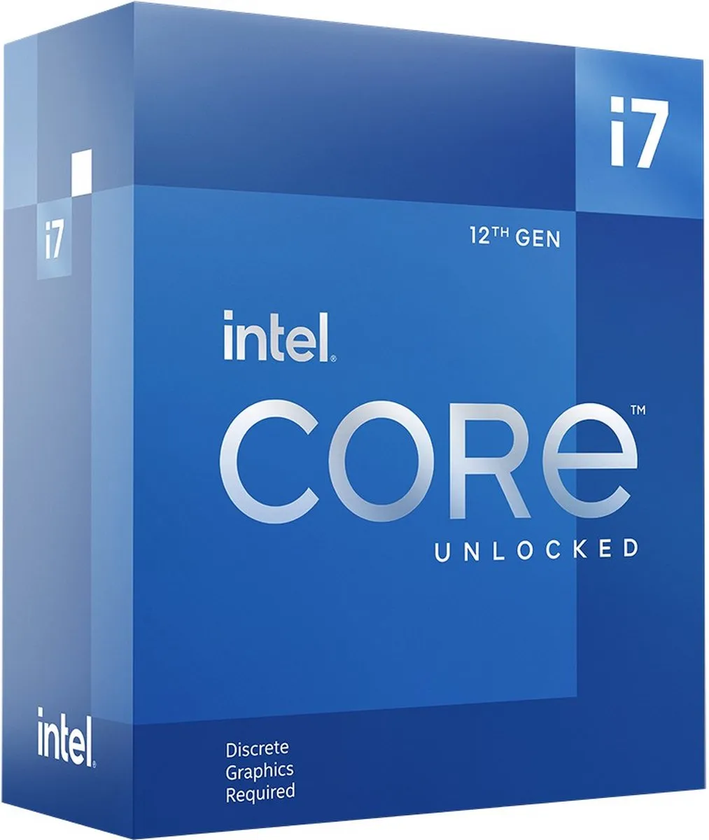 Intel Core i7 12700KF BX8071512700KF Processor - 12C/20T - 3,6-5,0GHz