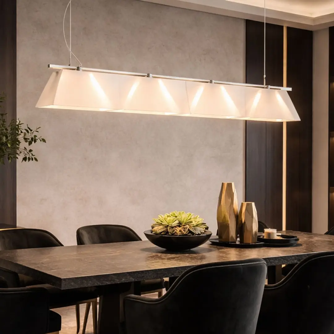 Eglo Hanglamp Glas 7x G9 95x110cm - Wit - afbeelding 5 van 6