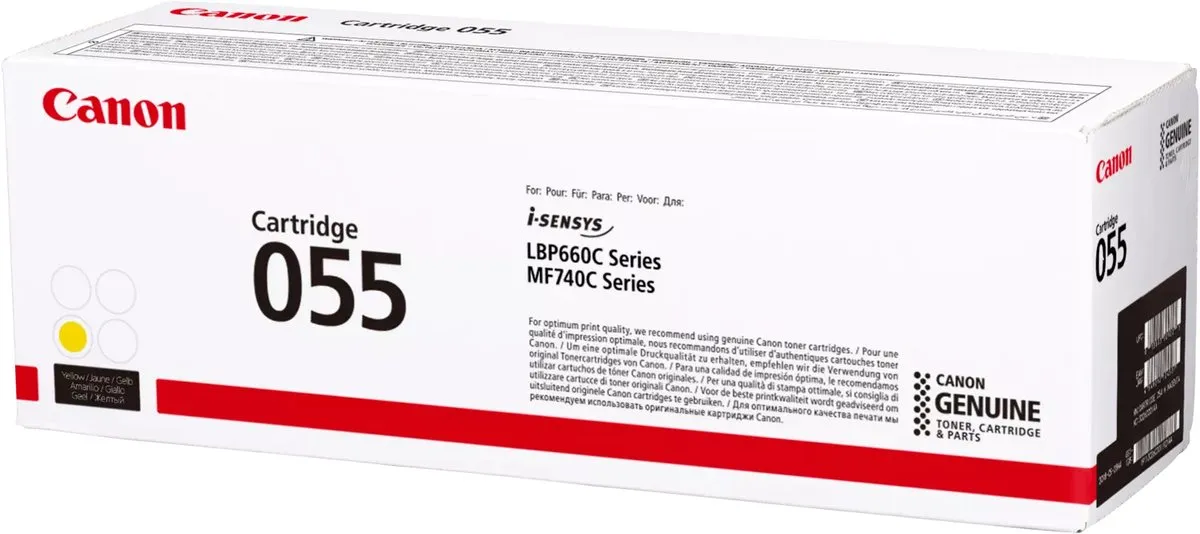 Canon 055 Geel Toner - 2100 Pagina's - Standaard