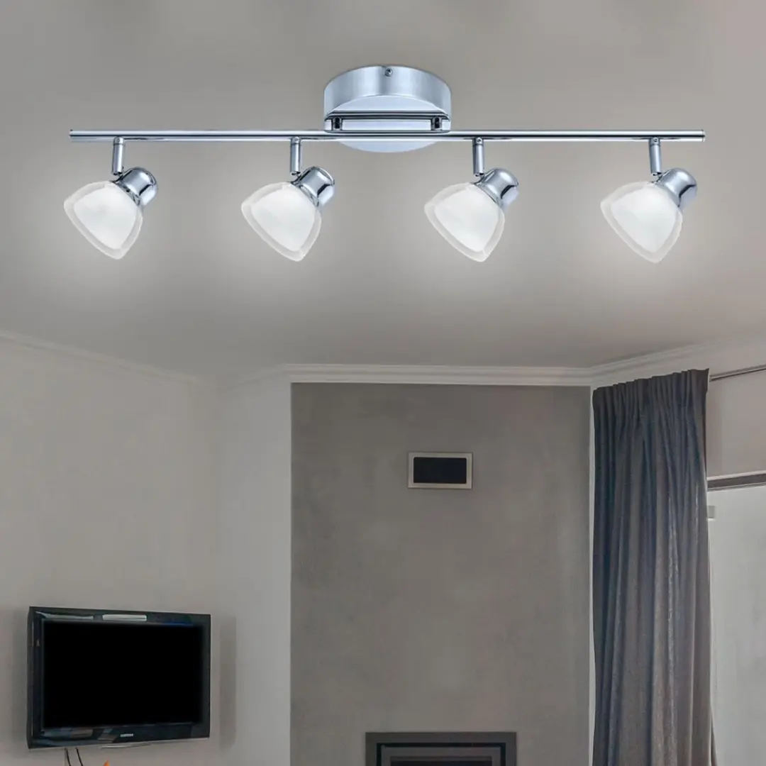 Eglo Tordara Plafondlamp 4x5W - Chroom - afbeelding 2 van 6