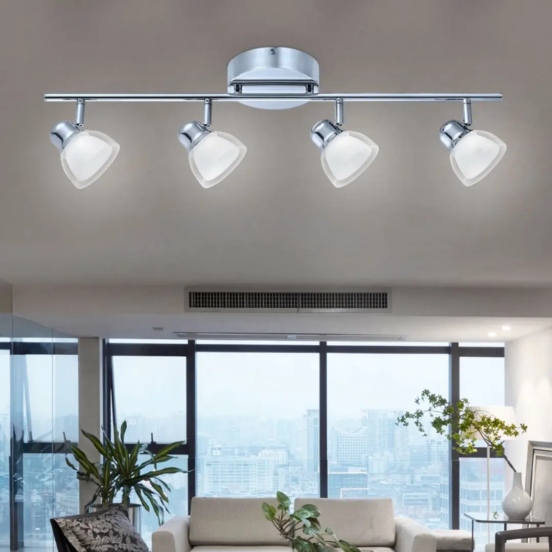 Eglo Tordara Plafondlamp 4x5W - Chroom - afbeelding 5 van 6