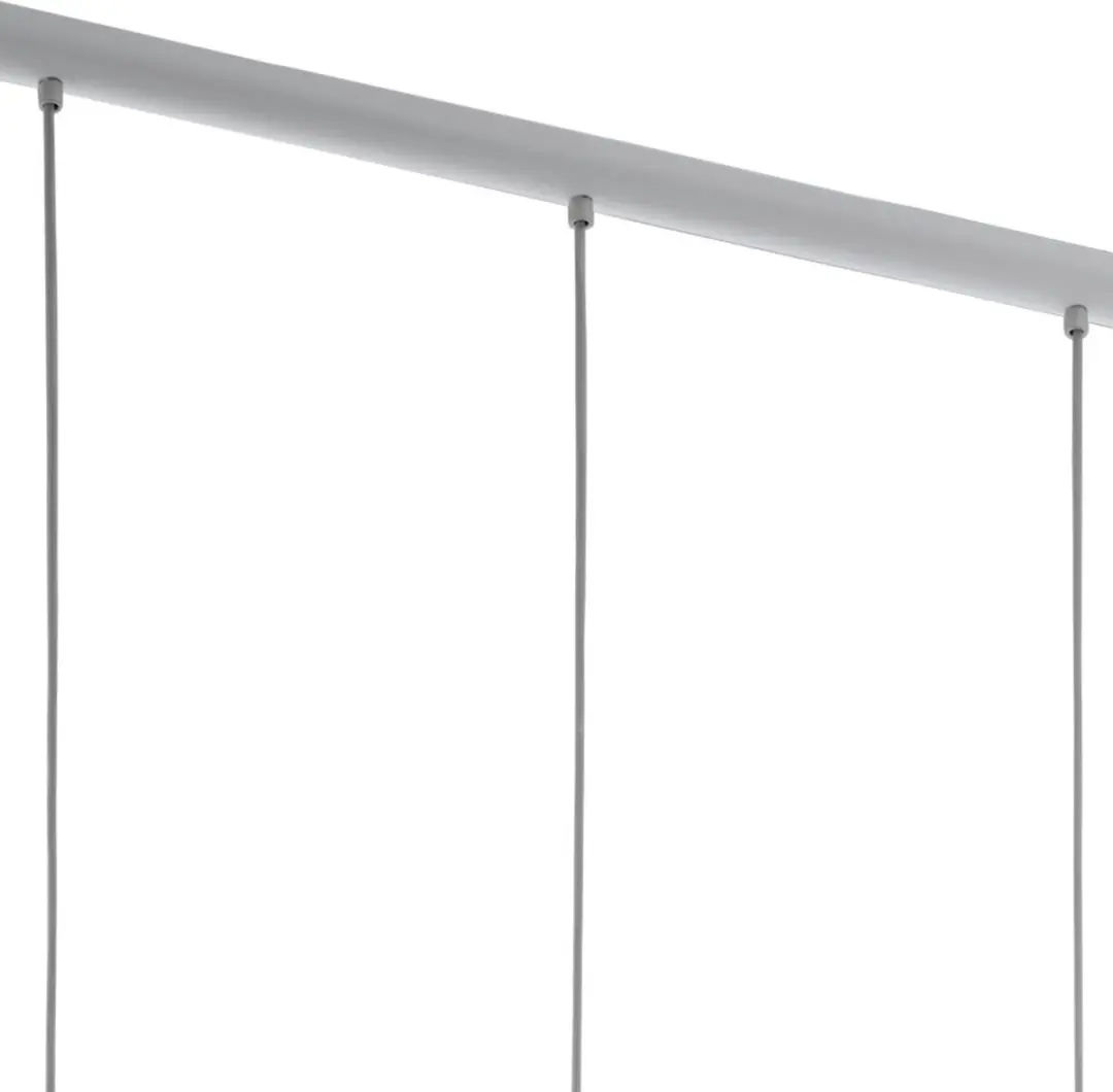 Eglo Norumbega Hanglamp 3x E27 - 74cm - Wit/Grijs - afbeelding 5 van 6