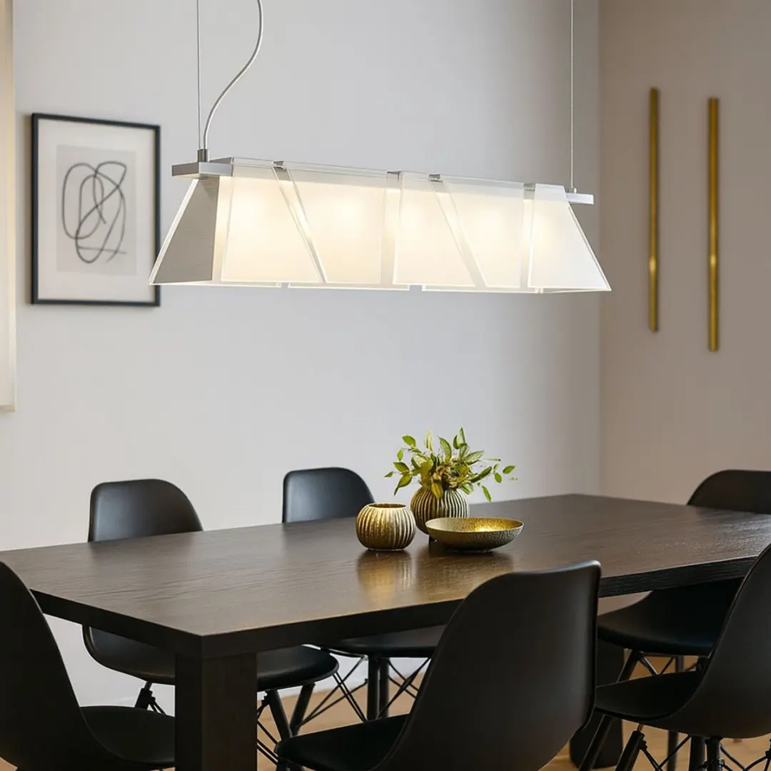 Eglo Ximena Plafondlamp Hanglamp 5 Lichthoorns - Zilver - afbeelding 6 van 6