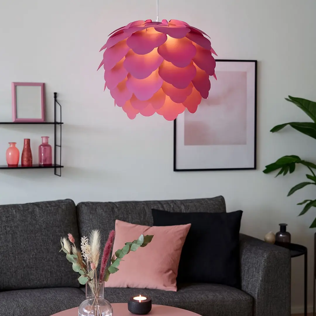 Eglo Filetta Hanglamp - 1 Licht - Ø420mm Paars - afbeelding 6 van 6