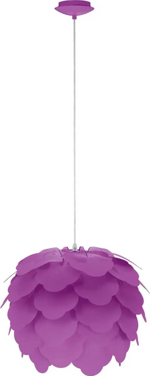 Eglo Filetta Hanglamp - 1 Licht - Ø420mm Paars