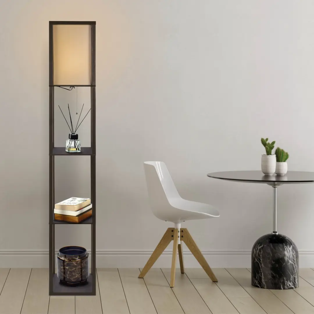 Varin Vloerlamp Vakkenkast - 10x RGBW 60W - Dimbaar Tuya Smart - afbeelding 6 van 6