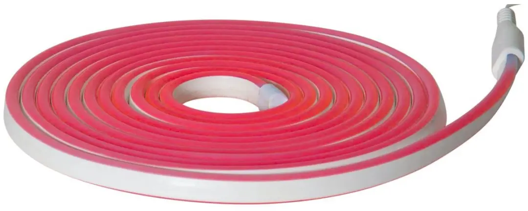 Star Trading Flat Neon LED Lichtbuis Rood 5m
