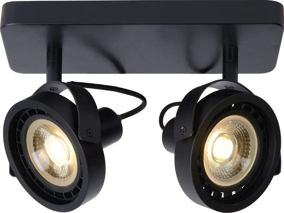 Lucide TALA LED Plafondspot GU10 2x12W 2200K/3000K