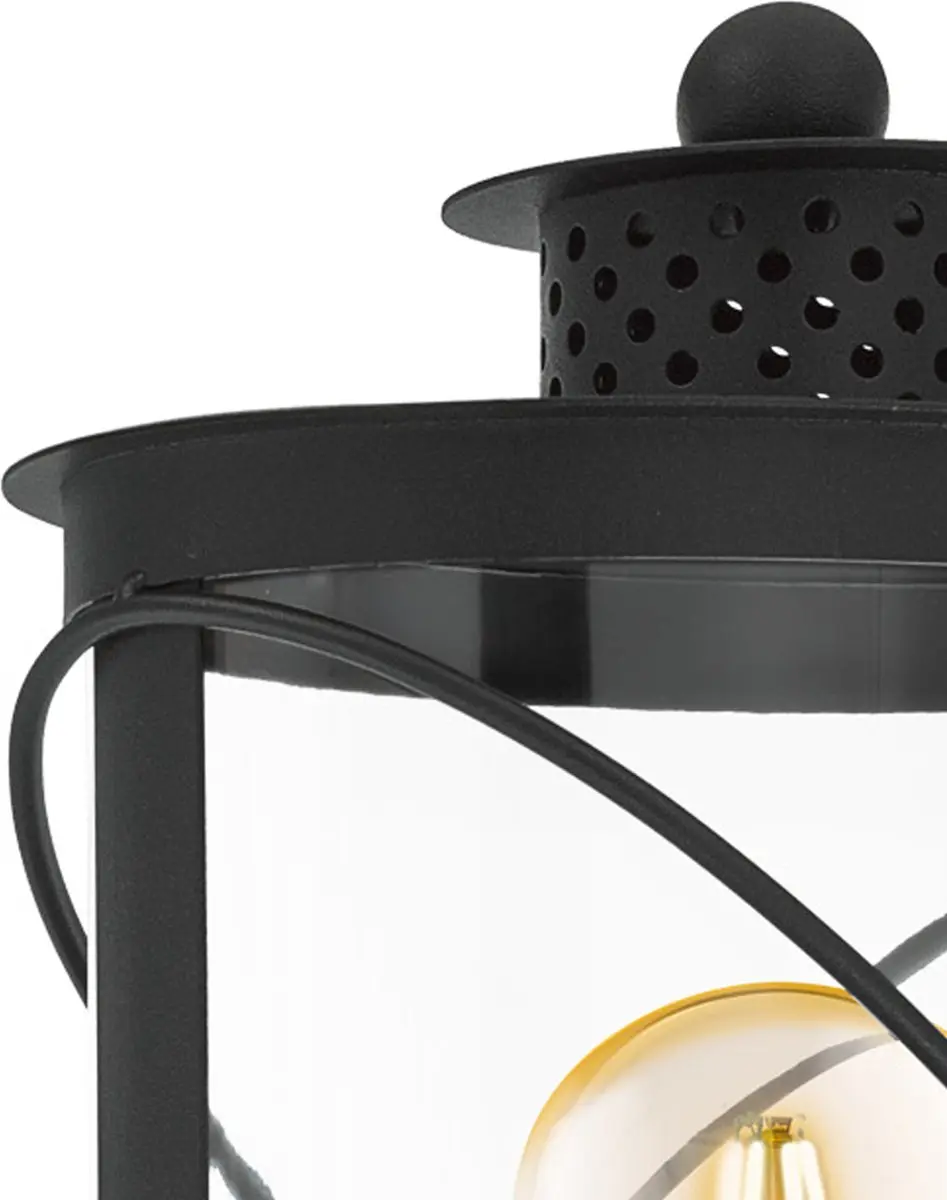 Eglo Hilburn Wandlamp Buiten E27 - 37,5cm - Zwart